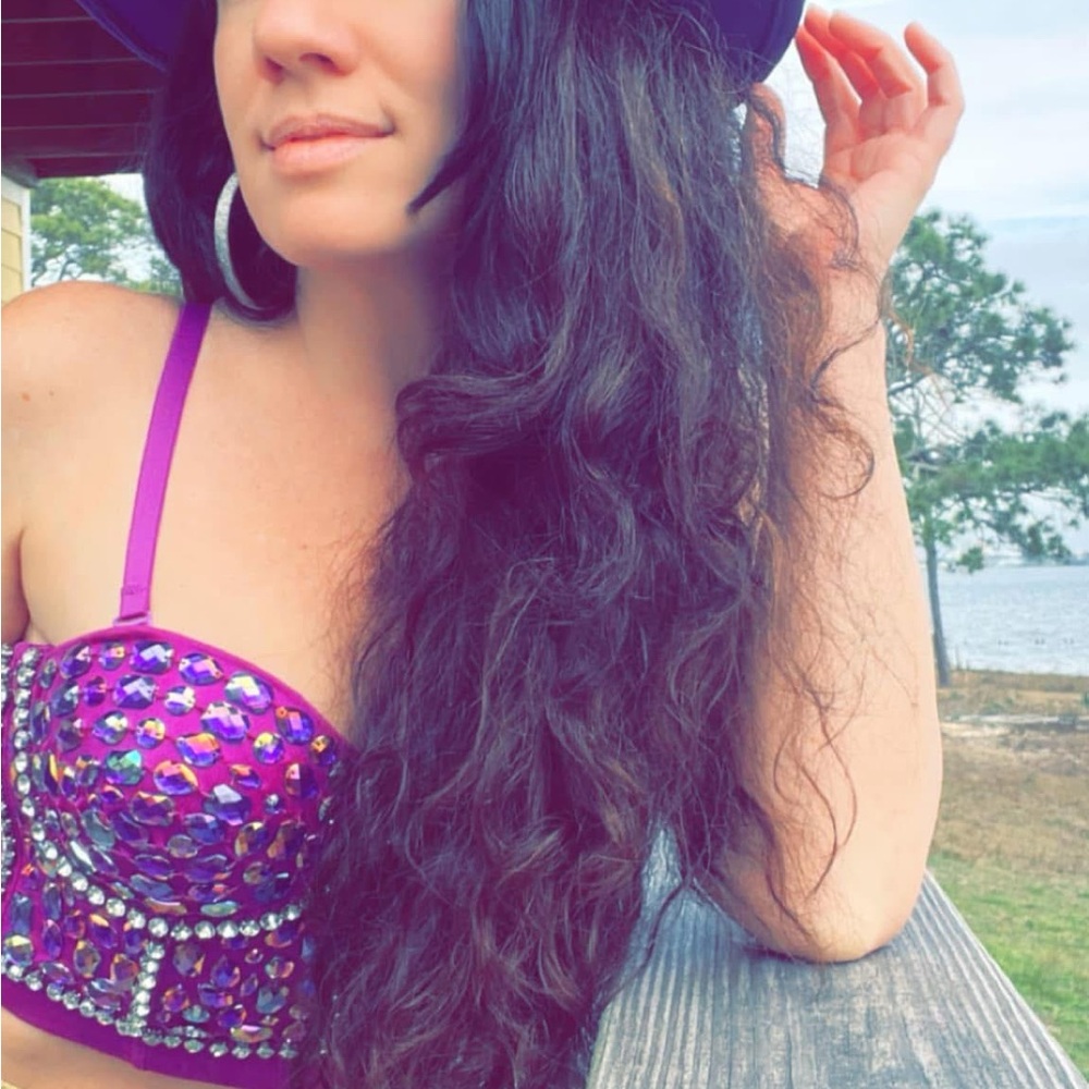 James Brown inspired Mardi Gras sun catcher hat! - Picture 3 of 11